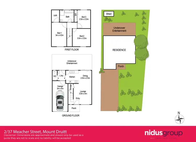 Floorplan of Homely townhouse listing, 2/37 Meacher Street, Mount Druitt NSW 2770