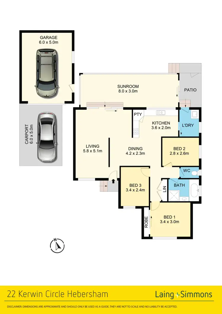 Floorplan of Homely house listing, 22 Kerwin Circle, Hebersham NSW 2770