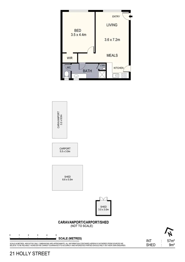 Floorplan of Homely house listing, 21 Holly Street, Golden Square VIC 3555