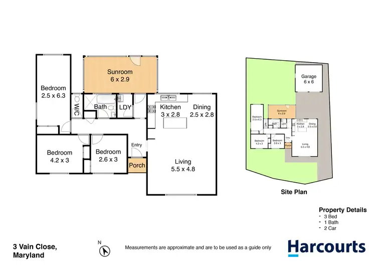 Floorplan of Homely house listing, 3 Vain Close, Maryland NSW 2287