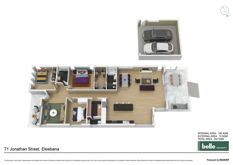 Floorplan of Homely house listing, 71 Jonathan Street, Eleebana NSW 2282