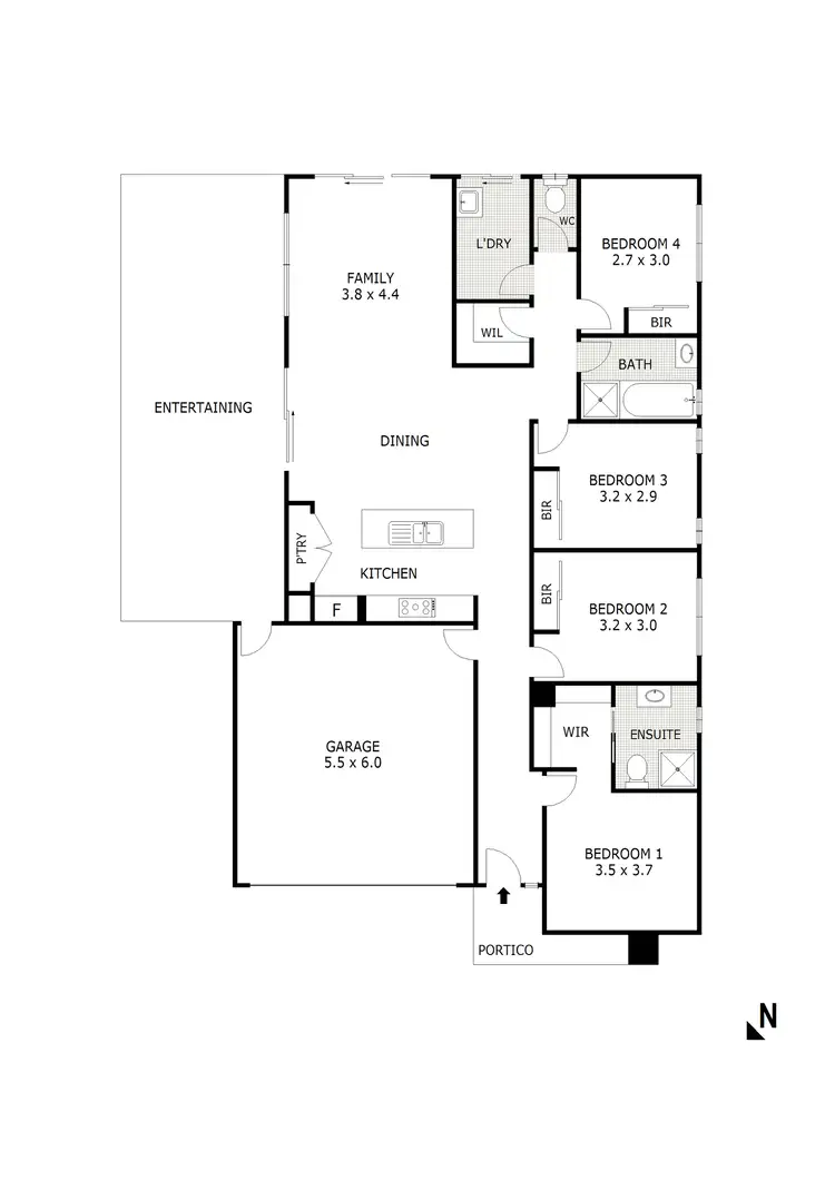 Floorplan of Homely house listing, 10B Sullivan Street, Ascot VIC 3551