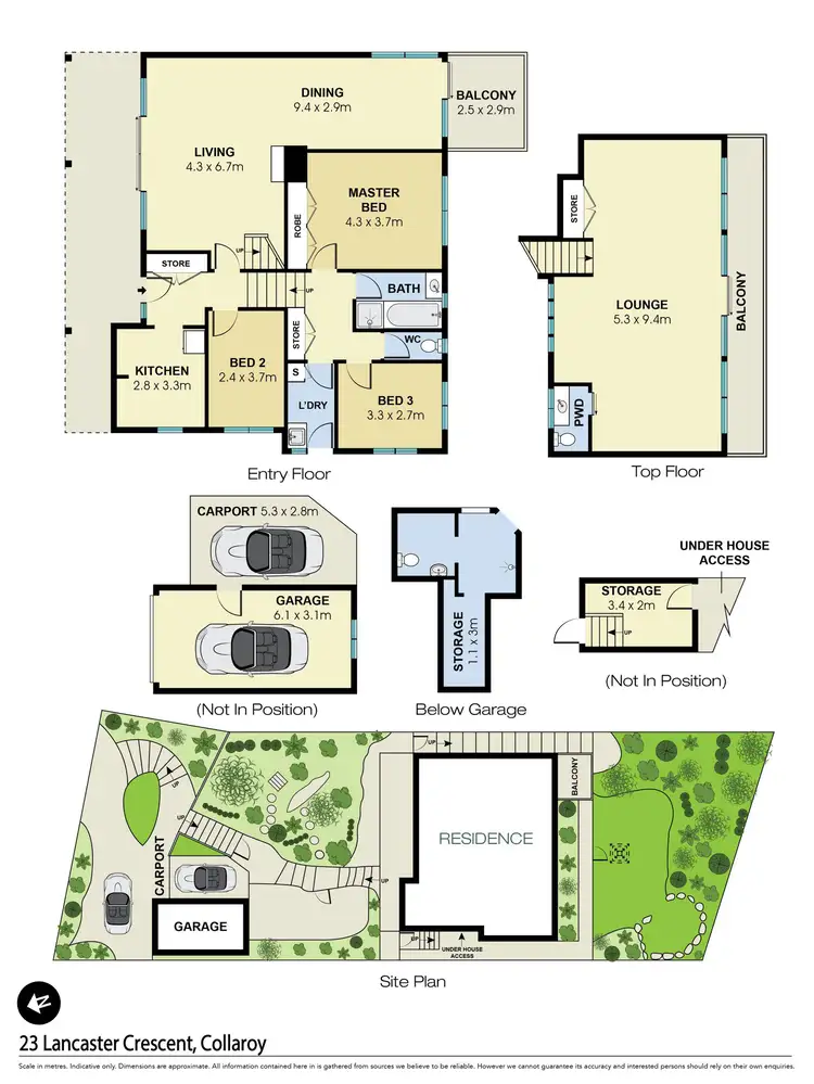 Floorplan of Homely house listing, 23 Lancaster Crescent, Collaroy NSW 2097