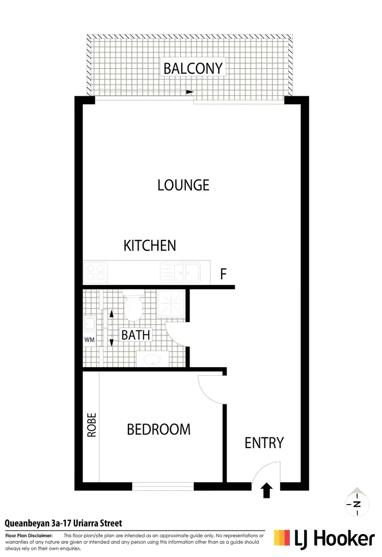 Floorplan of Homely apartment listing, 3A/17 Uriarra Road, Queanbeyan NSW 2620