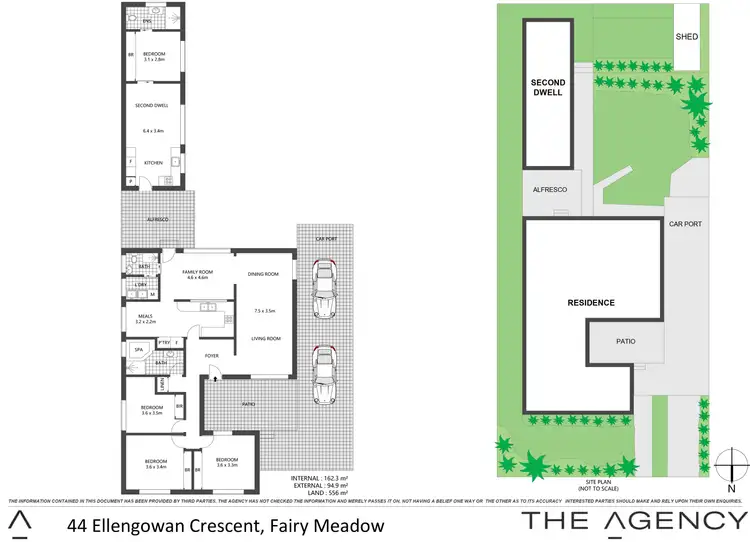 Floorplan of Homely house listing, 44 Ellengowan Crescent, Fairy Meadow NSW 2519