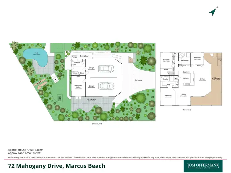 Floorplan of Homely house listing, 72 Mahogany Drive, Marcus Beach QLD 4573
