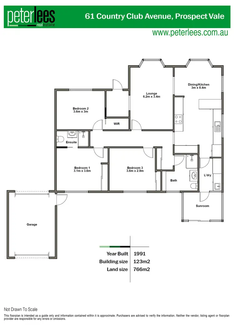 Floorplan of Homely house listing, 61 Country Club Avenue, Prospect Vale TAS 7250