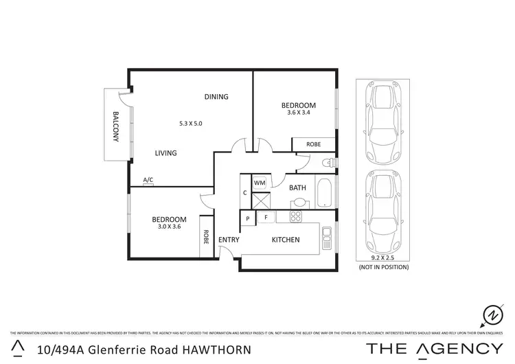 Floorplan of Homely apartment listing, 10/494a Glenferrie Road, Hawthorn VIC 3122