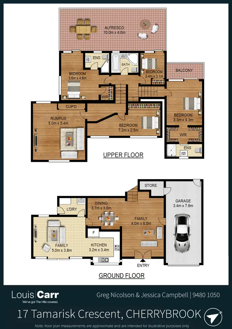Floorplan of Homely house listing, 17 Tamarisk Crescent, Cherrybrook NSW 2126
