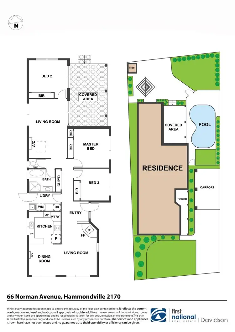 Floorplan of Homely house listing, 66 Norman Avenue, Hammondville NSW 2170