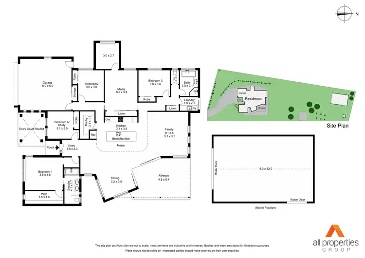 Floorplan of Homely house listing, 31-33 Silvereye Crescent, Greenbank QLD 4124