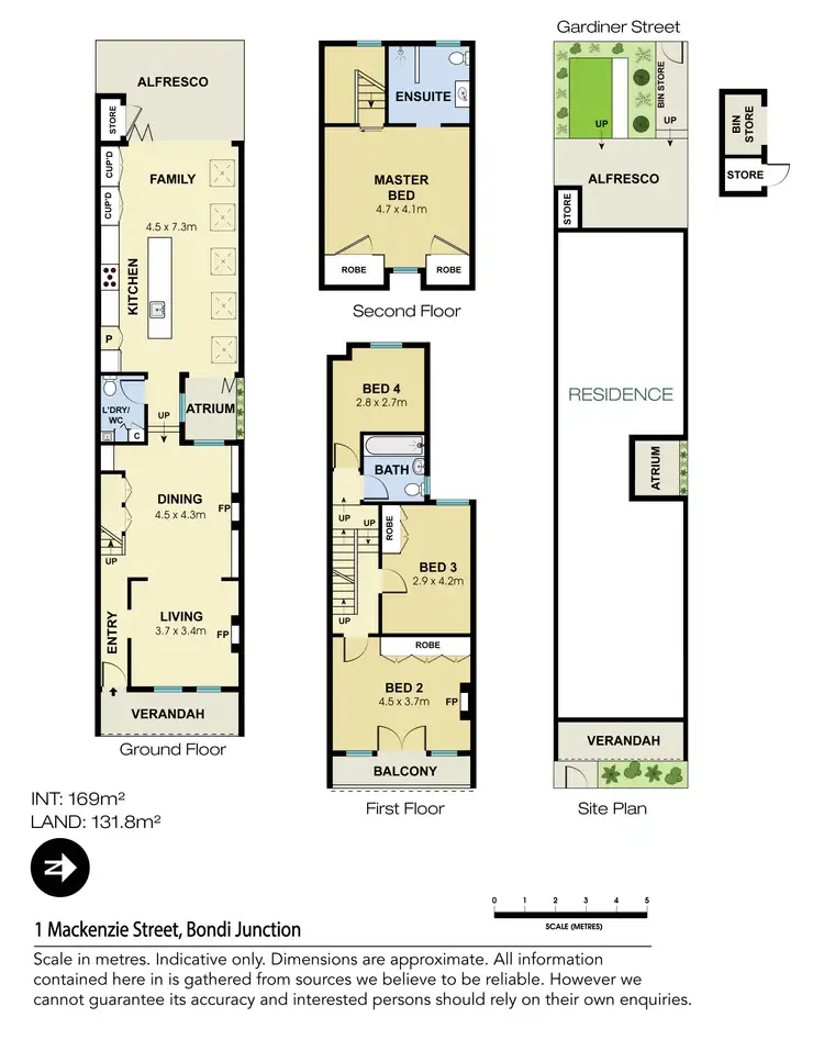 Floorplan of Homely house listing, 1 Mackenzie Street, Bondi Junction NSW 2022