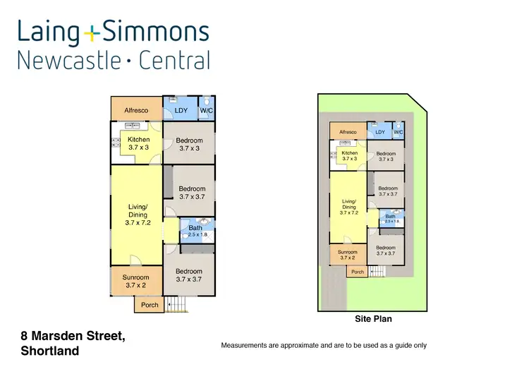 Floorplan of Homely house listing, 8 Marsden Street, Shortland NSW 2307