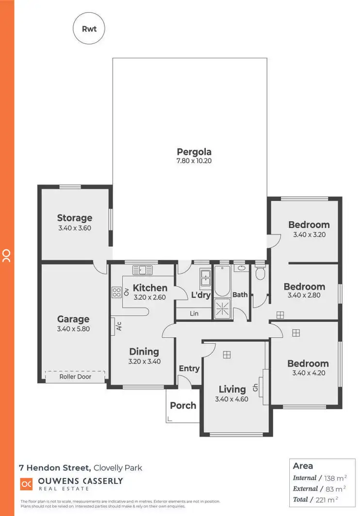 Floorplan of Homely house listing, 7 Hendon Street, Clovelly Park SA 5042