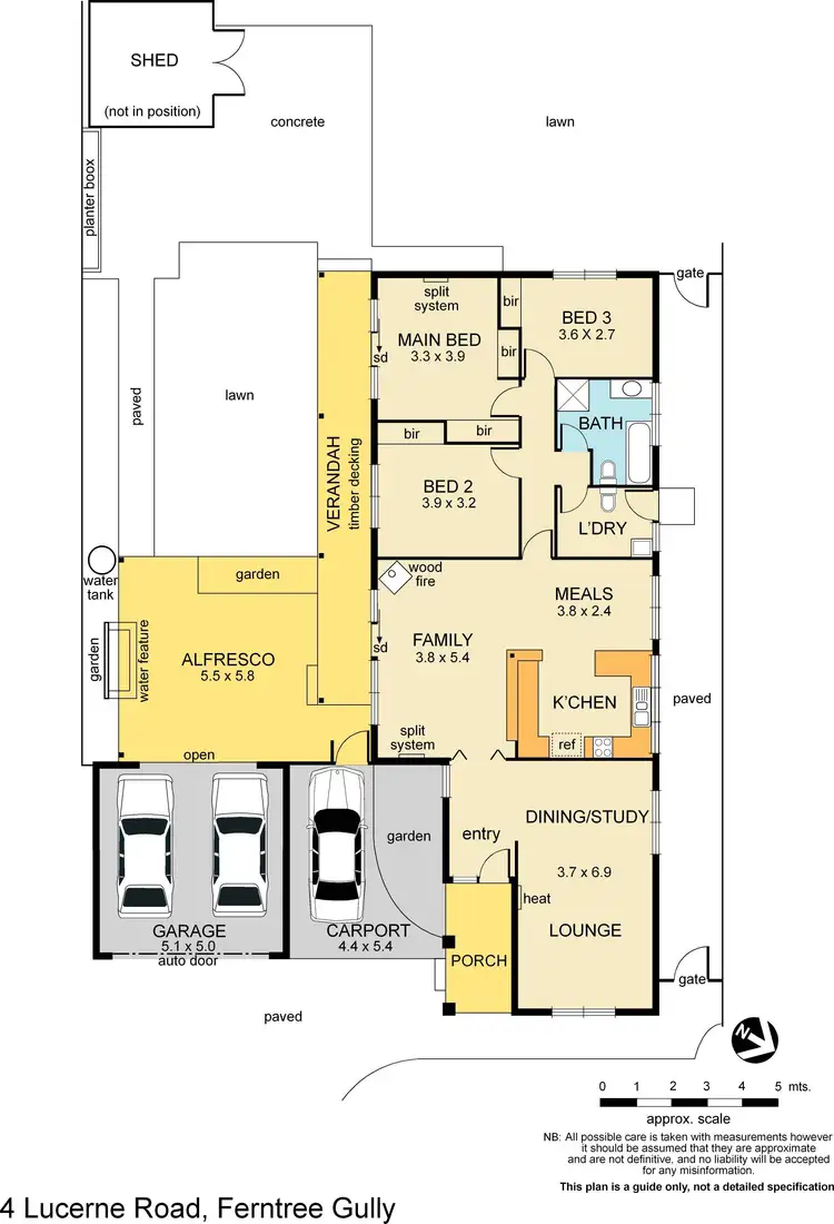 Floorplan of Homely house listing, 4 Lucerne Road, Ferntree Gully VIC 3156