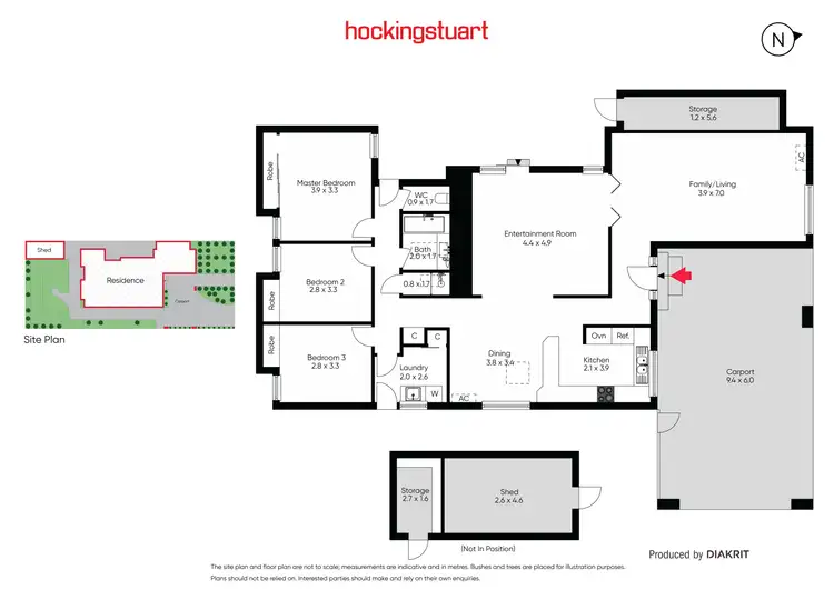 Floorplan of Homely house listing, 207 Wright Street, Sunshine West VIC 3020
