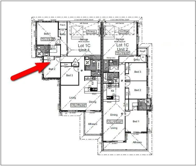 Floorplan of Homely villa listing, 1/1C Royal Palm Drive, Sawtell NSW 2452