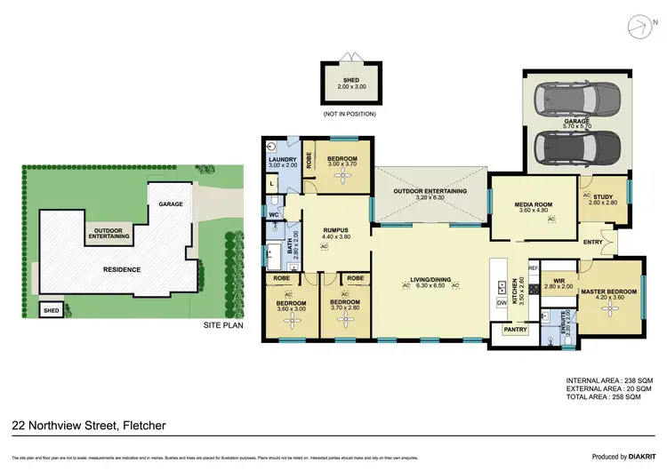 Floorplan of Homely house listing, 22 Northview Street, Fletcher NSW 2287