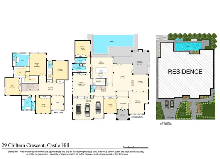 Floorplan of Homely house listing, 29 Chiltern Crescent, Castle Hill NSW 2154