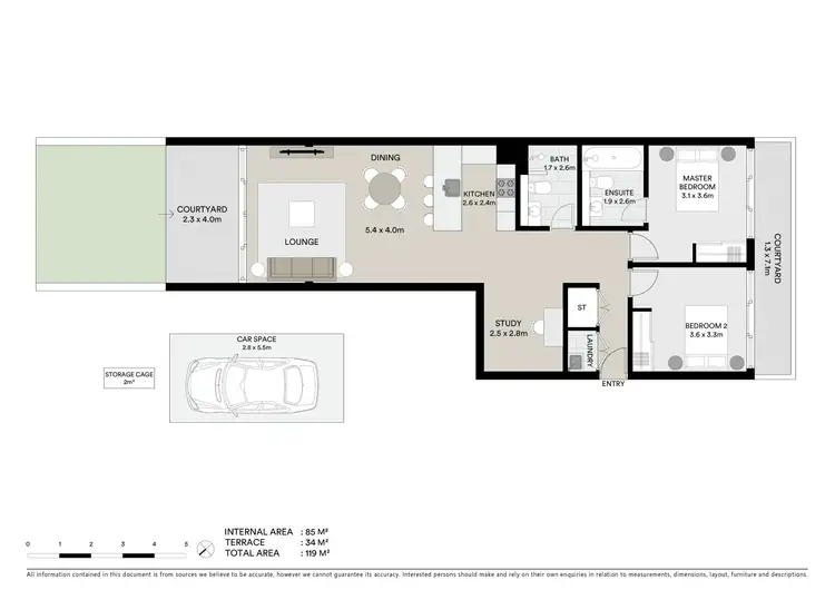 Floorplan of Homely apartment listing, C105/1-9 Allengrove Crescent, North Ryde NSW 2113