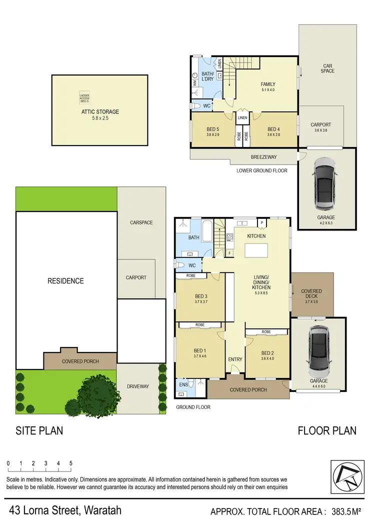 Floorplan of Homely house listing, 43 Lorna Street, Waratah NSW 2298