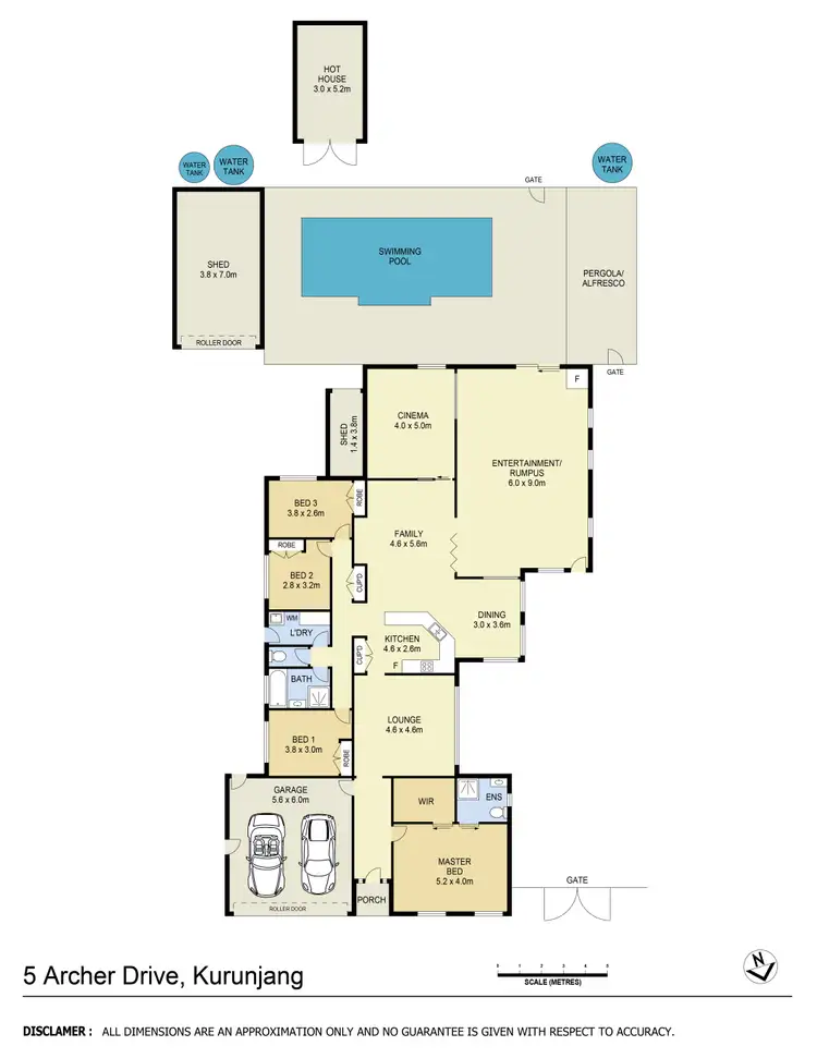 Floorplan of Homely house listing, 5 Archer Drive, Kurunjang VIC 3337