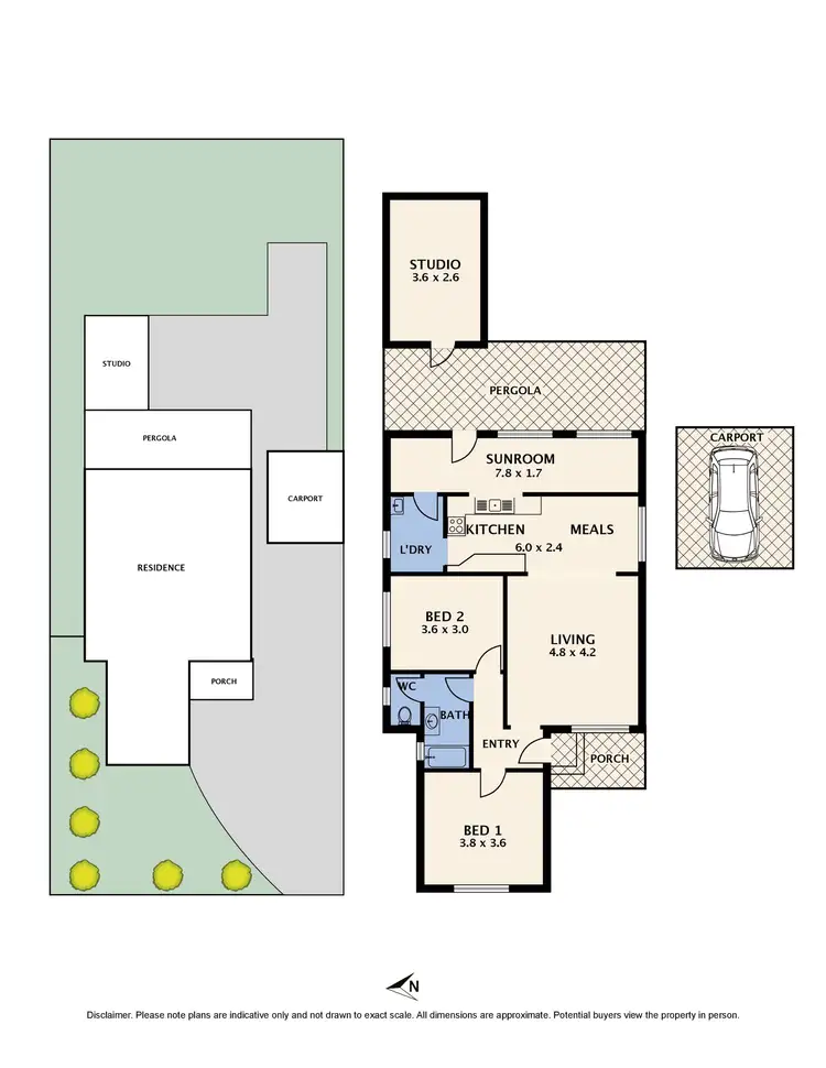 Floorplan of Homely house listing, 12 Landy Street, Reservoir VIC 3073