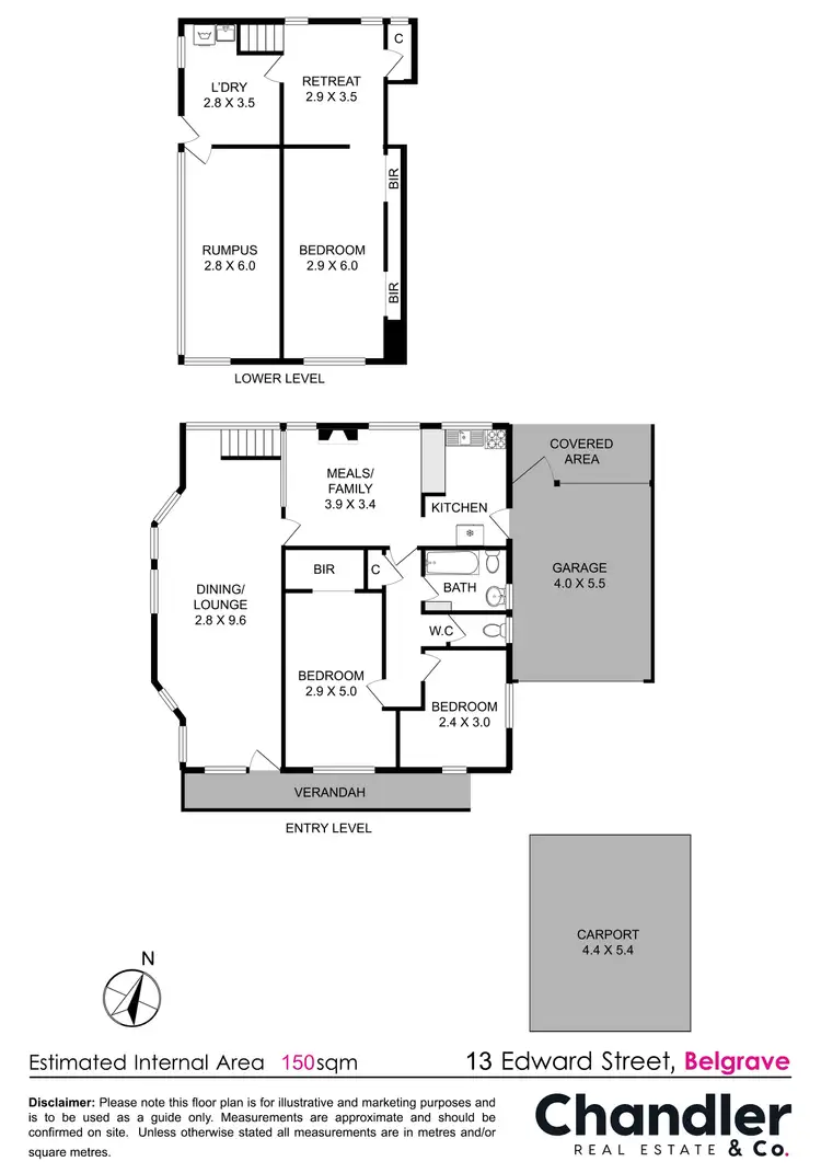 Floorplan of Homely house listing, 13 Edward Street, Belgrave VIC 3160