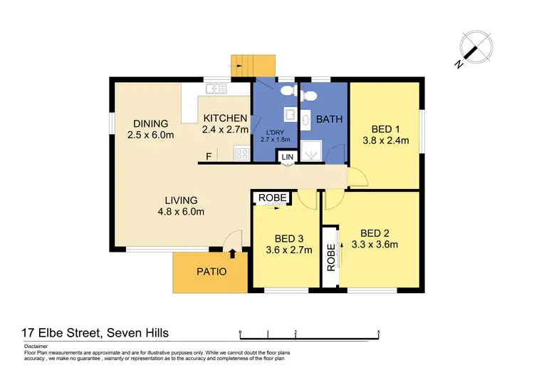 Floorplan of Homely house listing, 17 Elbe Street, Seven Hills NSW 2147
