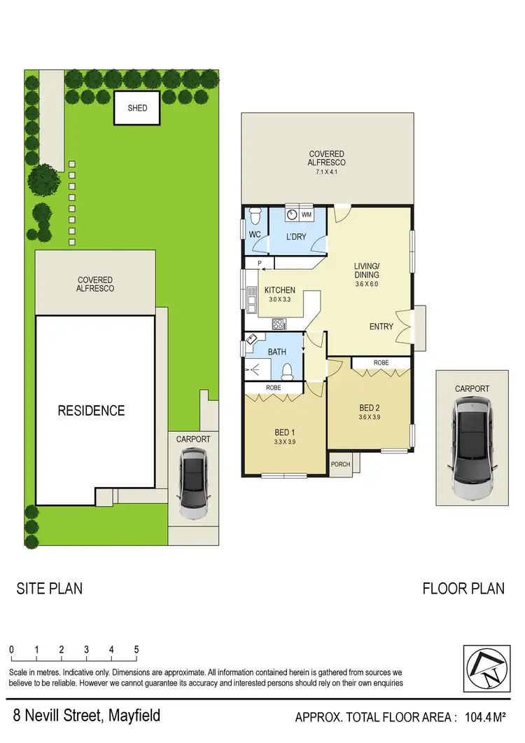 Floorplan of Homely house listing, 8 Nevill Street, Mayfield NSW 2304