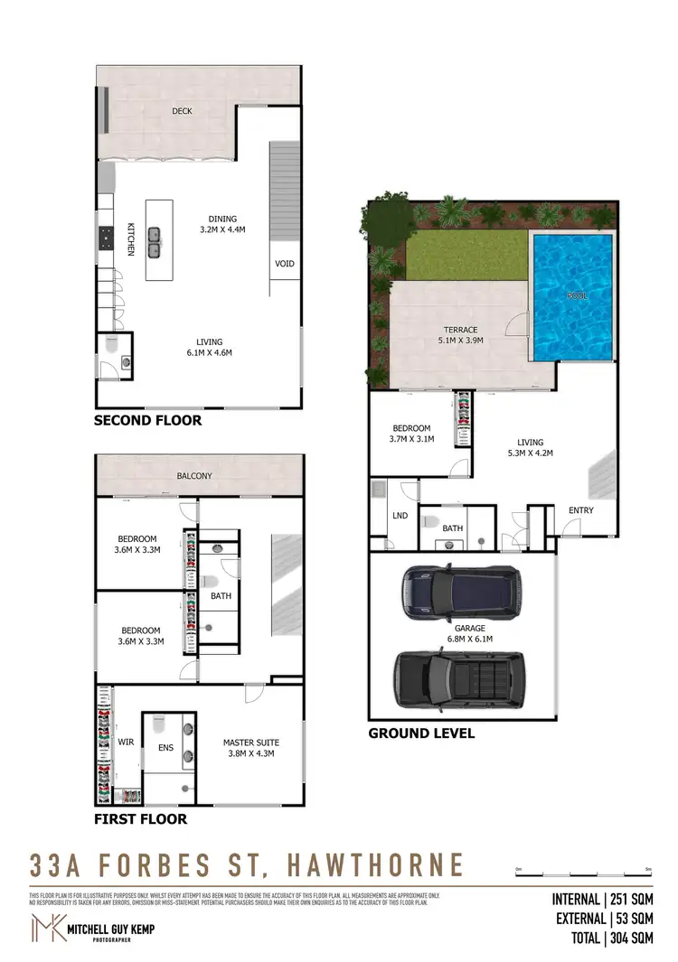 Floorplan of Homely house listing, 33A Forbes Street, Hawthorne QLD 4171