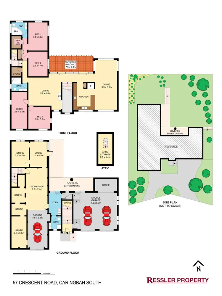 Floorplan of Homely house listing, 57 Crescent Road, Caringbah South NSW 2229