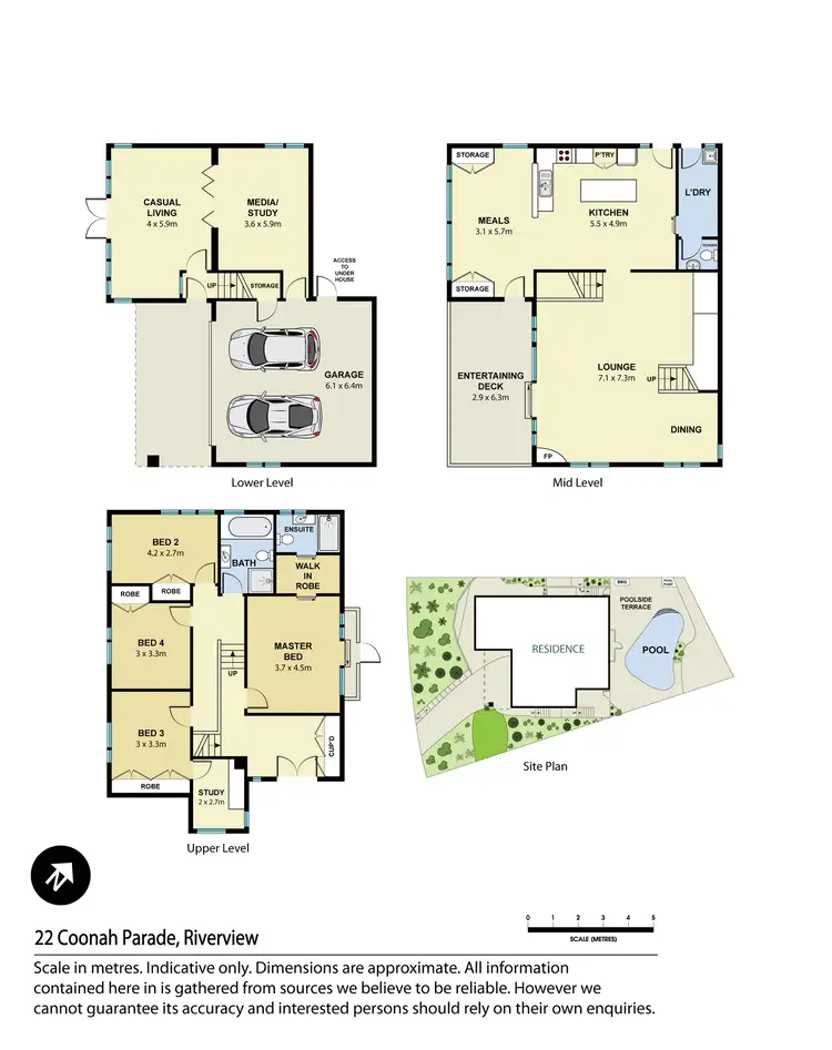 Floorplan of Homely house listing, 22 Coonah Parade, Riverview NSW 2066