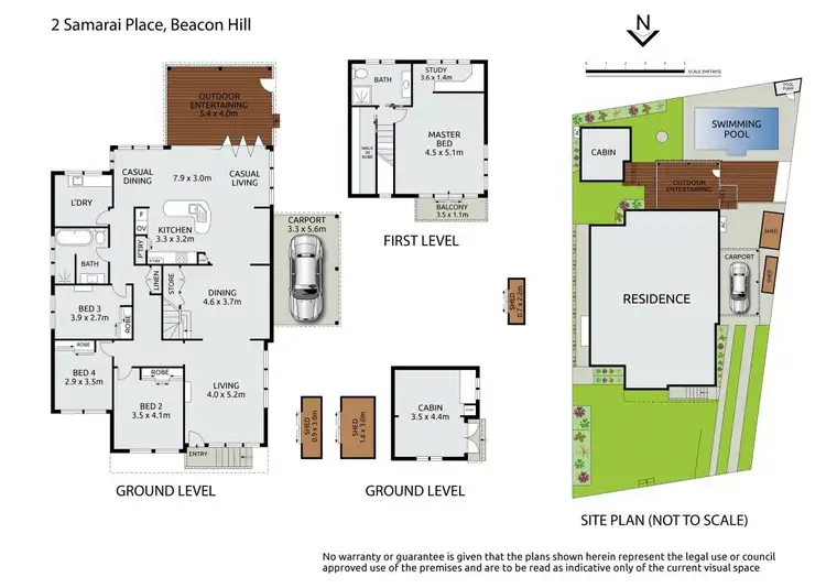 Floorplan of Homely house listing, 2 Samarai Place, Beacon Hill NSW 2100