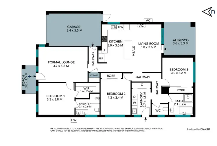 Floorplan of Homely house listing, 4 Alhambra Drive, Epping VIC 3076