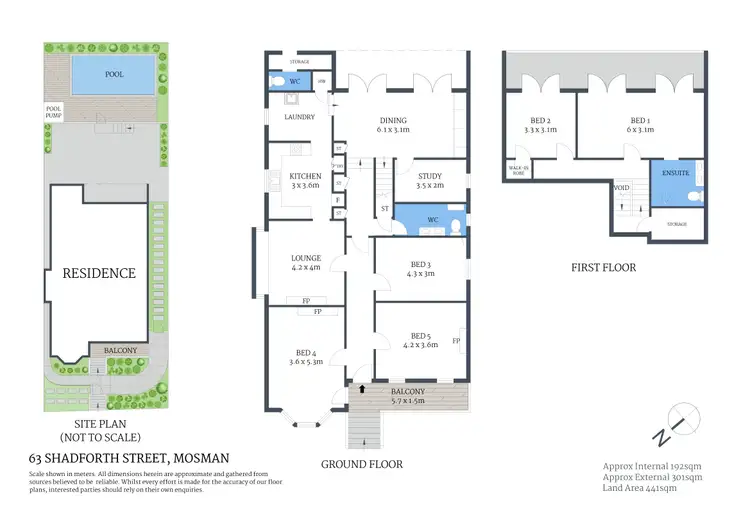 Floorplan of Homely house listing, 63 Shadforth Street, Mosman NSW 2088