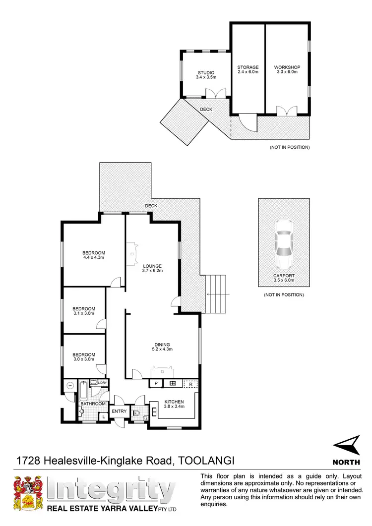 Floorplan of Homely house listing, 1728 Healesville-Kinglake Road, Toolangi VIC 3777