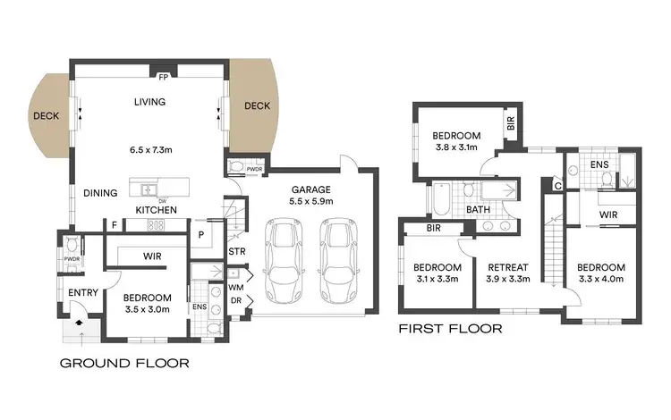 Floorplan of Homely townhouse listing, 7/26-28 Parker Street, Templestowe Lower VIC 3107