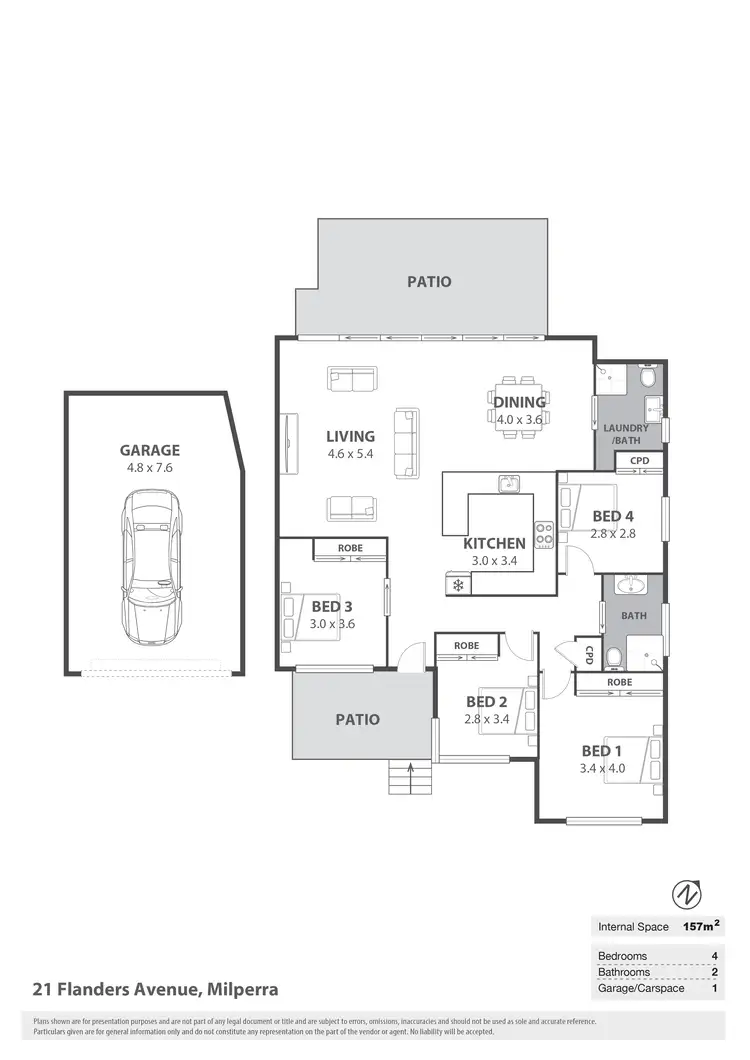 Floorplan of Homely house listing, 21 Flanders Avenue, Milperra NSW 2214