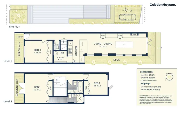 Floorplan of Homely house listing, 381 Balmain Road, Lilyfield NSW 2040