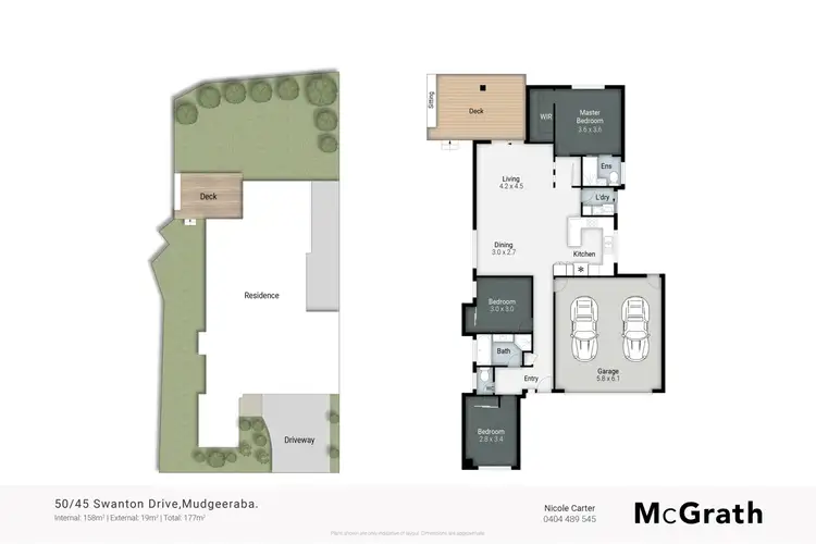 Floorplan of Homely villa listing, 50/45 Swanton Drive, Mudgeeraba QLD 4213
