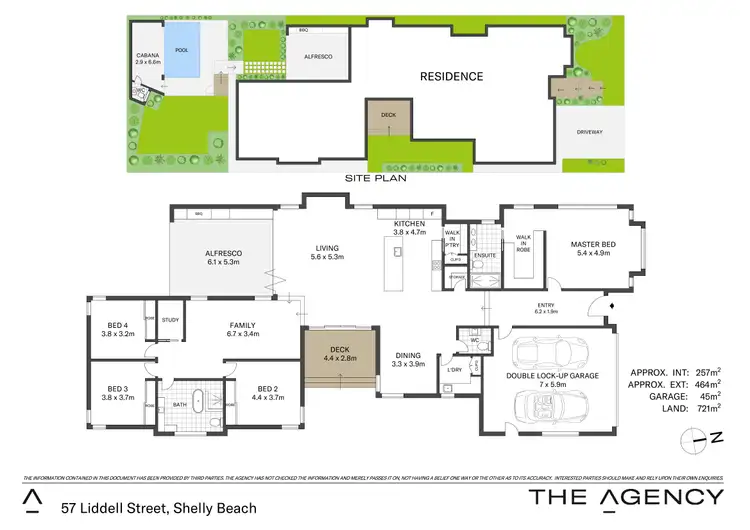 Floorplan of Homely house listing, 57 Liddell Street, Shelly Beach NSW 2261
