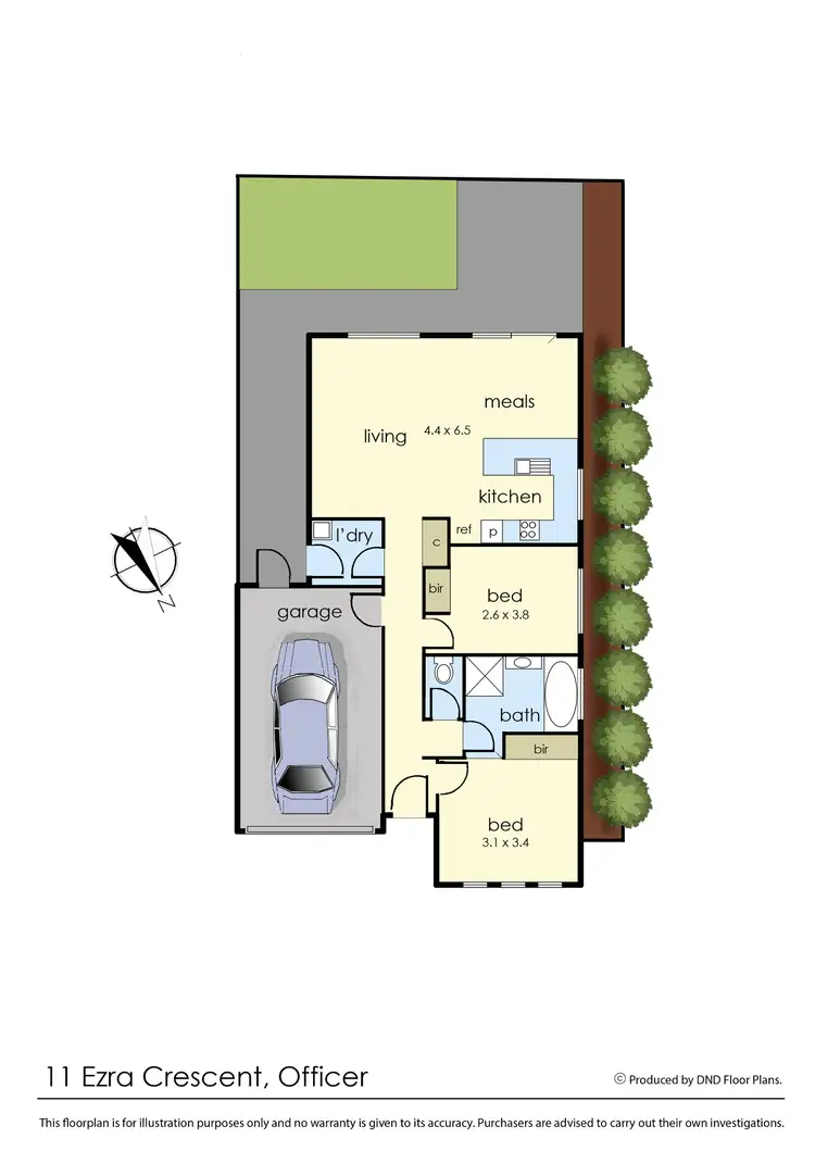 Floorplan of Homely unit listing, 11 Ezra Crescent, Officer VIC 3809