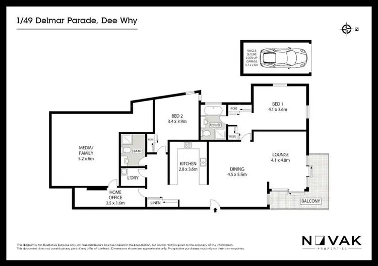 Floorplan of Homely apartment listing, 1/49 Delmar Parade, Dee Why NSW 2099
