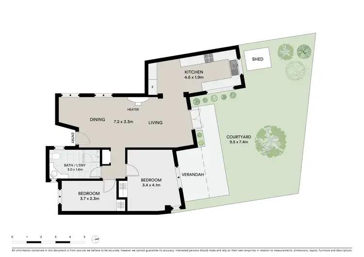 Floorplan of Homely apartment listing, 5/17 The Avenue, Windsor VIC 3181