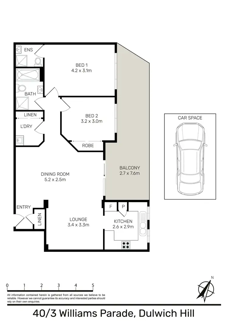 Floorplan of Homely apartment listing, 40/3 Williams Parade, Dulwich Hill NSW 2203