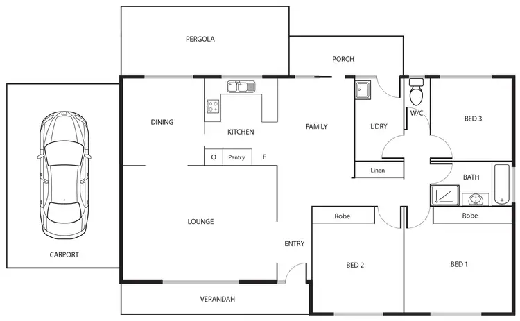 Floorplan of Homely house listing, 32 Lansell Circuit, Wanniassa ACT 2903