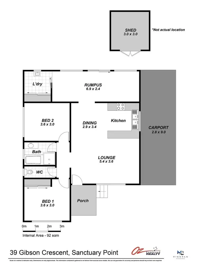 Floorplan of Homely house listing, 39 Gibson Crescent, Sanctuary Point NSW 2540