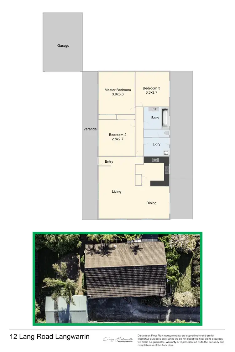 Floorplan of Homely house listing, 12 Lang Road, Langwarrin VIC 3910