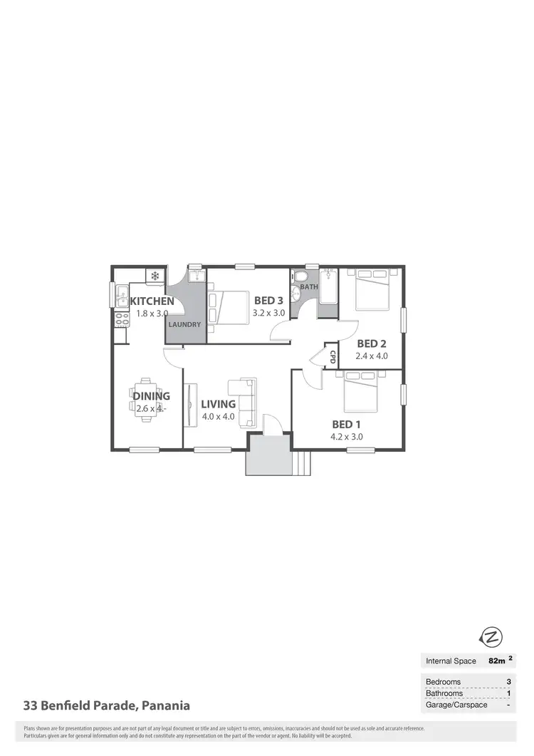 Floorplan of Homely house listing, 33 Benfield Parade, Panania NSW 2213